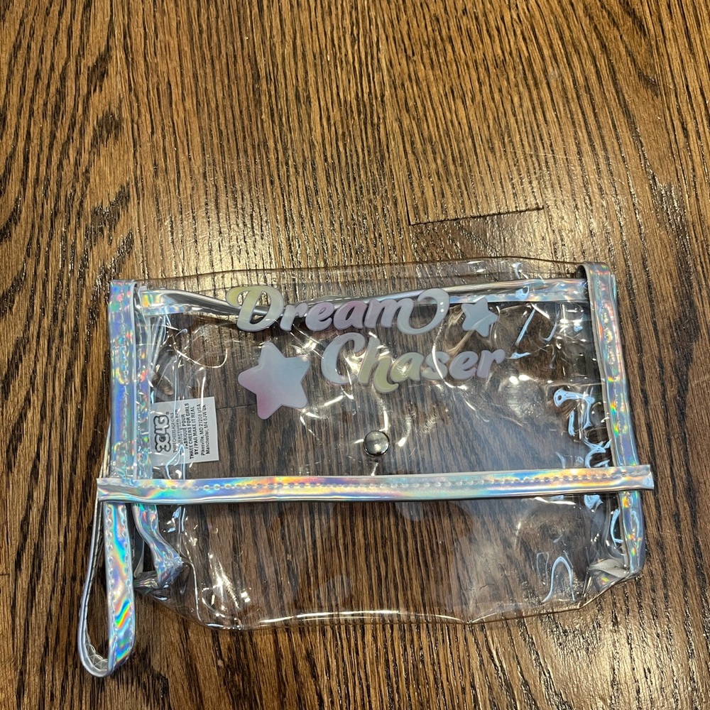Three Cheers For Girls Dream Chaser Holographic Kids Buttoned Pouch